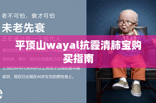 平顶山wayal抗霾清肺宝购买指南