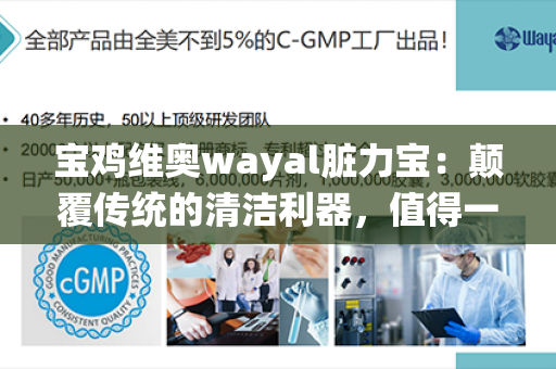 宝鸡维奥wayal脏力宝：颠覆传统的清洁利器，值得一试！第1张-Wayal唯奥公司