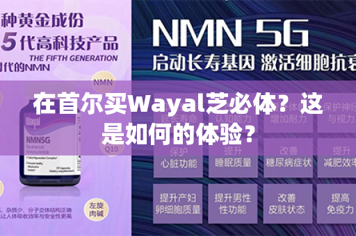 在首尔买Wayal芝必体？这是如何的体验？