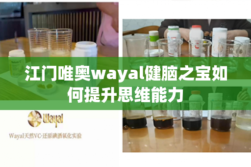 江门唯奥wayal健脑之宝如何提升思维能力