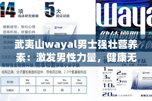 武夷山wayal男士强壮营养素：激发男性力量，健康无忧！第1张-Wayal唯奥公司