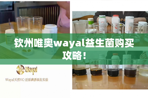 钦州唯奥wayal益生菌购买攻略！第1张-Wayal唯奥公司