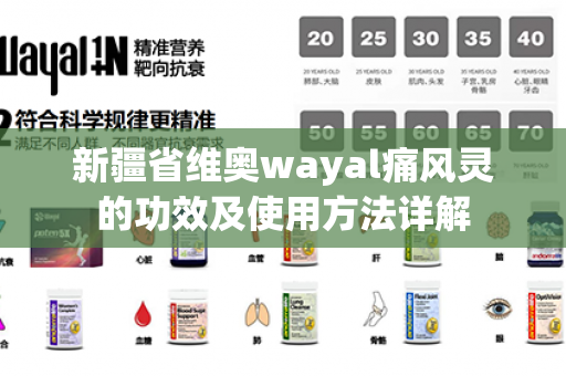 新疆省维奥wayal痛风灵的功效及使用方法详解