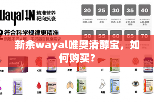 新余wayal唯奥清醇宝，如何购买？第1张-Wayal唯奥公司