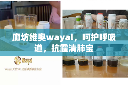 廊坊维奥wayal，呵护呼吸道，抗霾清肺宝