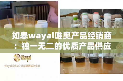 如皋wayal唯奥产品经销商：独一无二的优质产品供应之道第1张-Wayal唯奥公司