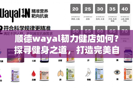 顺德wayal韧力健店如何？探寻健身之道，打造完美自我！第1张-Wayal唯奥公司