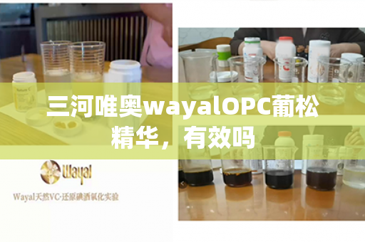 三河唯奥wayalOPC葡松精华，有效吗第1张-Wayal唯奥公司