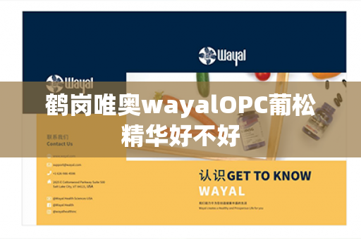 鹤岗唯奥wayalOPC葡松精华好不好