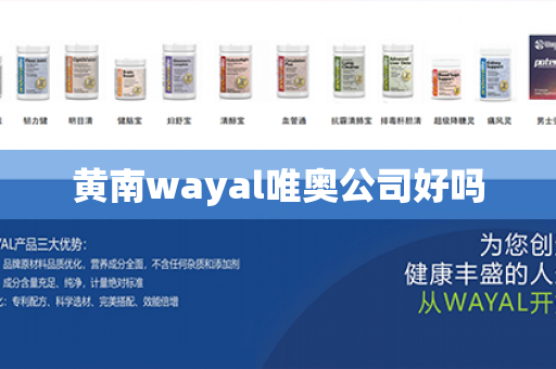 黄南wayal唯奥公司好吗