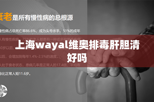 上海wayal维奥排毒肝胆清好吗