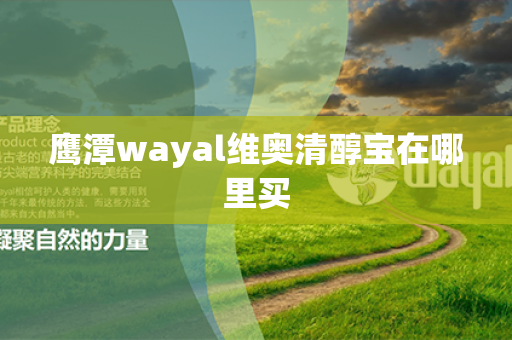 鹰潭wayal维奥清醇宝在哪里买