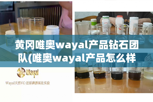 黄冈唯奥wayal产品钻石团队(唯奥wayal产品怎么样)