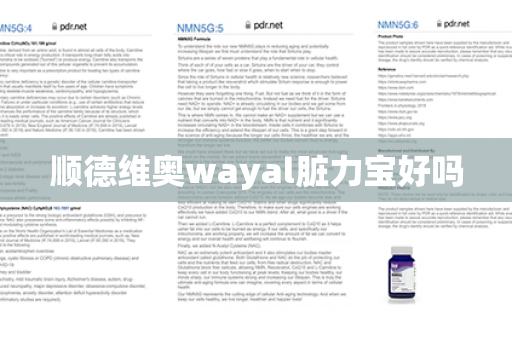 顺德维奥wayal脏力宝好吗第1张-Wayal唯奥公司