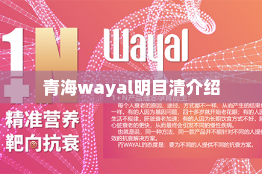 青海wayal明目清介绍第1张-Wayal唯奥公司