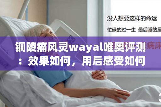 铜陵痛风灵wayal唯奥评测：效果如何，用后感受如何？