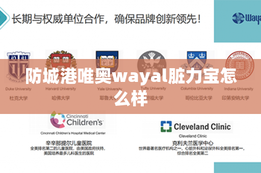 防城港唯奥wayal脏力宝怎么样第1张-Wayal唯奥公司