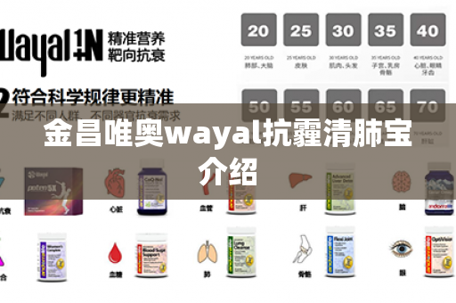 金昌唯奥wayal抗霾清肺宝介绍第1张-Wayal唯奥公司