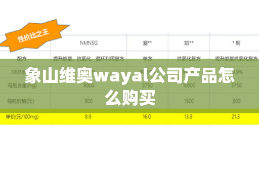 象山维奥wayal公司产品怎么购买