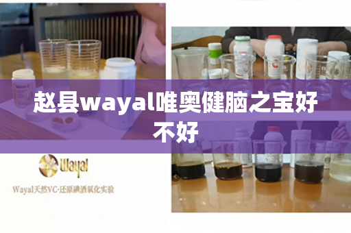 赵县wayal唯奥健脑之宝好不好第1张-Wayal唯奥公司