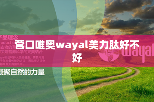 营口唯奥wayal美力肽好不好