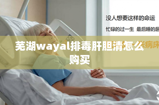 芜湖wayal排毒肝胆清怎么购买