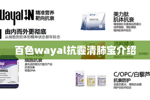 百色wayal抗霾清肺宝介绍