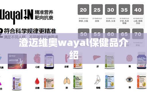 澄迈维奥wayal保健品介绍第1张-Wayal唯奥公司