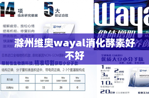 滁州维奥wayal消化酵素好不好