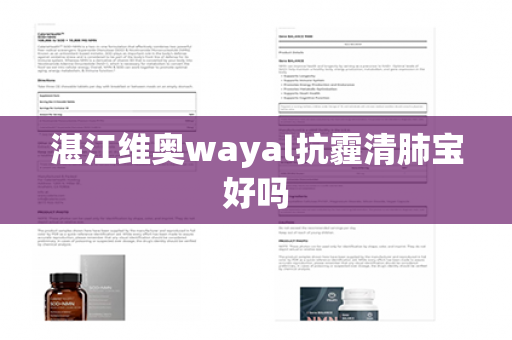 湛江维奥wayal抗霾清肺宝好吗