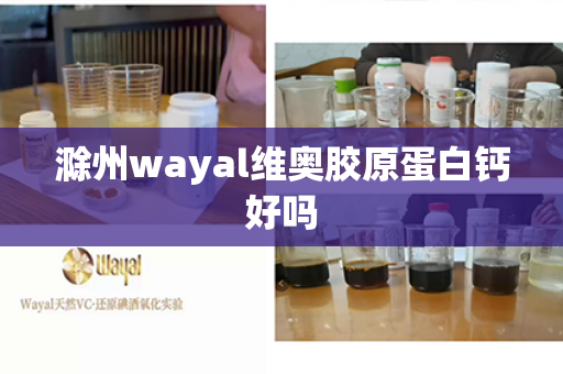 滁州wayal维奥胶原蛋白钙好吗第1张-Wayal唯奥公司