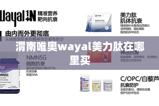 渭南唯奥wayal美力肽在哪里买第1张-Wayal唯奥公司