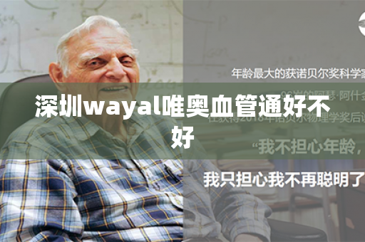 深圳wayal唯奥血管通好不好第1张-Wayal唯奥公司