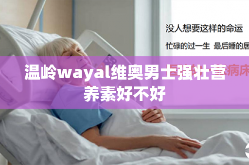 温岭wayal维奥男士强壮营养素好不好