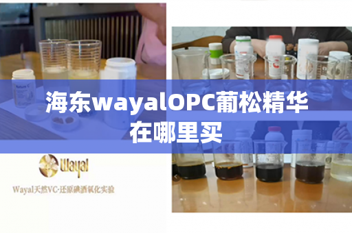 海东wayalOPC葡松精华在哪里买第1张-Wayal唯奥公司