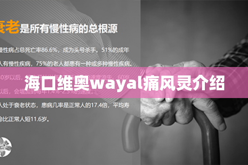 海口维奥wayal痛风灵介绍第1张-Wayal唯奥公司