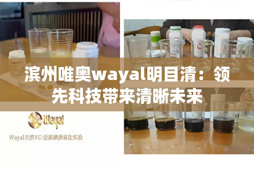 滨州唯奥wayal明目清：领先科技带来清晰未来