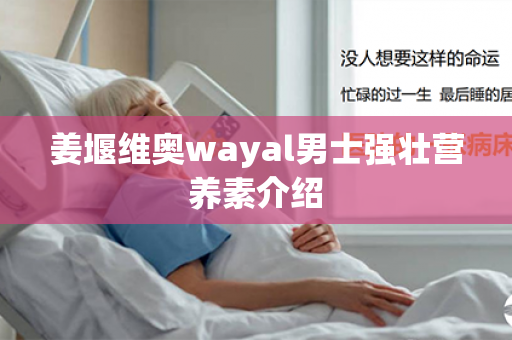 姜堰维奥wayal男士强壮营养素介绍第1张-Wayal唯奥公司