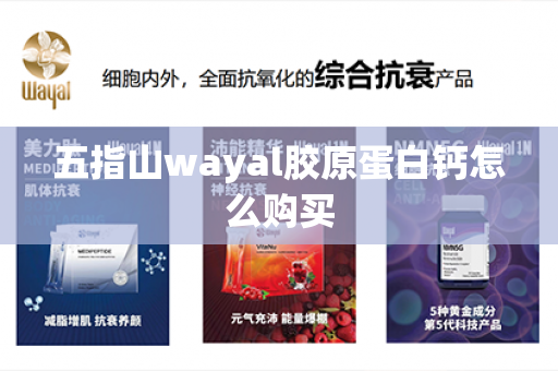 五指山wayal胶原蛋白钙怎么购买