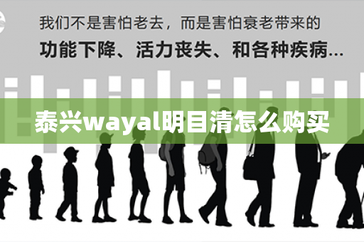 泰兴wayal明目清怎么购买