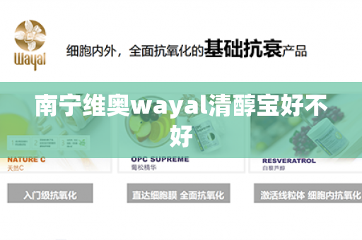 南宁维奥wayal清醇宝好不好第1张-Wayal唯奥公司