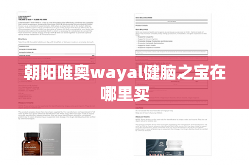 朝阳唯奥wayal健脑之宝在哪里买第1张-Wayal唯奥公司