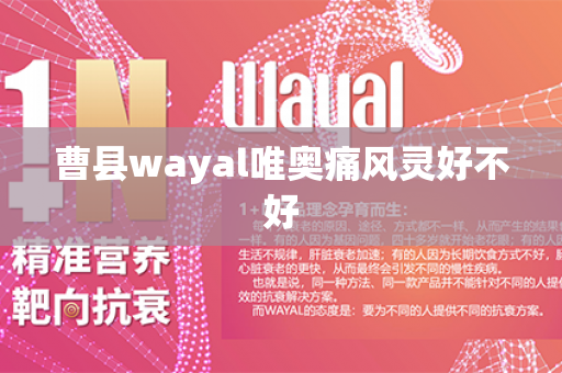 曹县wayal唯奥痛风灵好不好