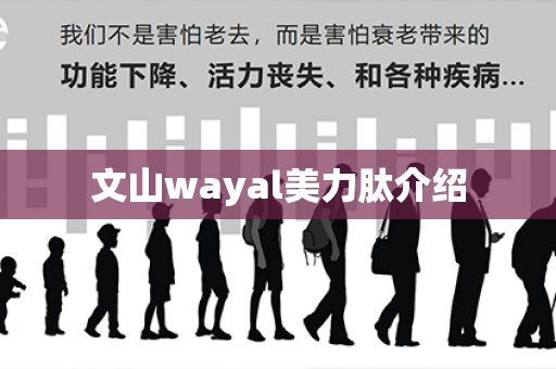 文山wayal美力肽介绍第1张-Wayal唯奥公司