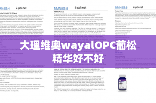 大理维奥wayalOPC葡松精华好不好