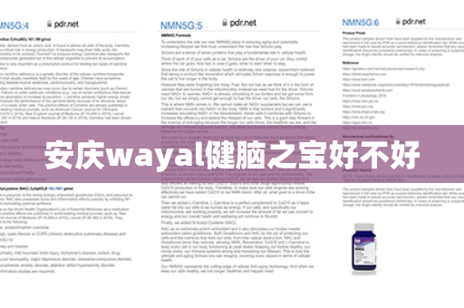 安庆wayal健脑之宝好不好第1张-Wayal唯奥公司