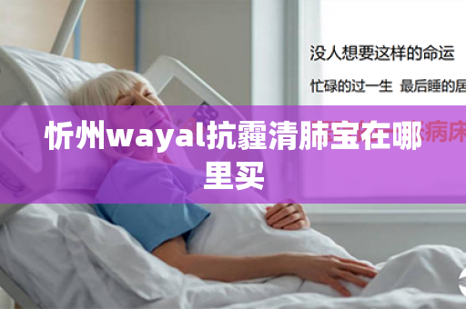 忻州wayal抗霾清肺宝在哪里买第1张-Wayal唯奥公司