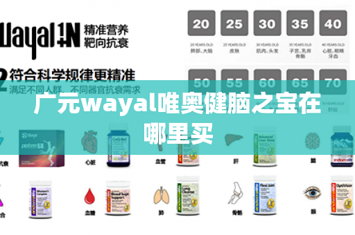 广元wayal唯奥健脑之宝在哪里买