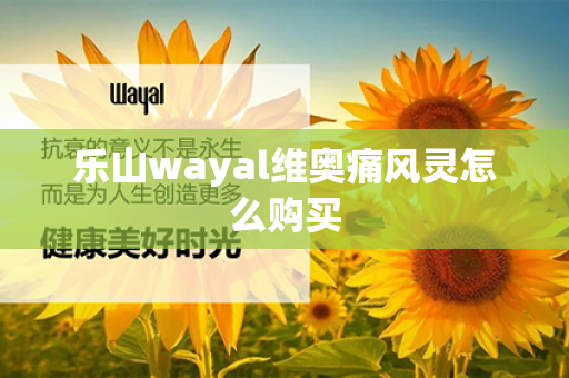 乐山wayal维奥痛风灵怎么购买第1张-Wayal唯奥公司