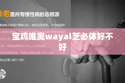 宝鸡唯奥wayal芝必体好不好